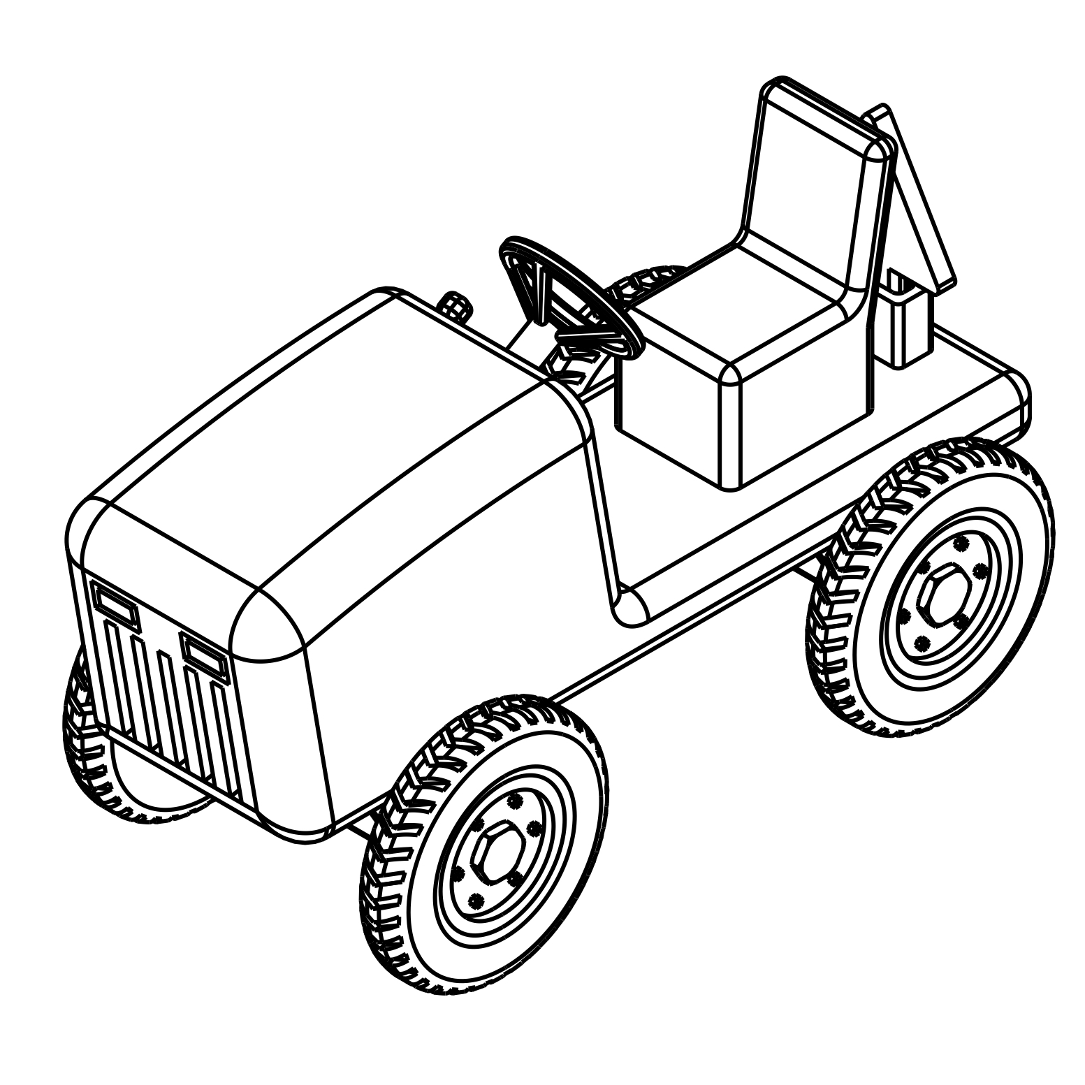 Tractor drawing